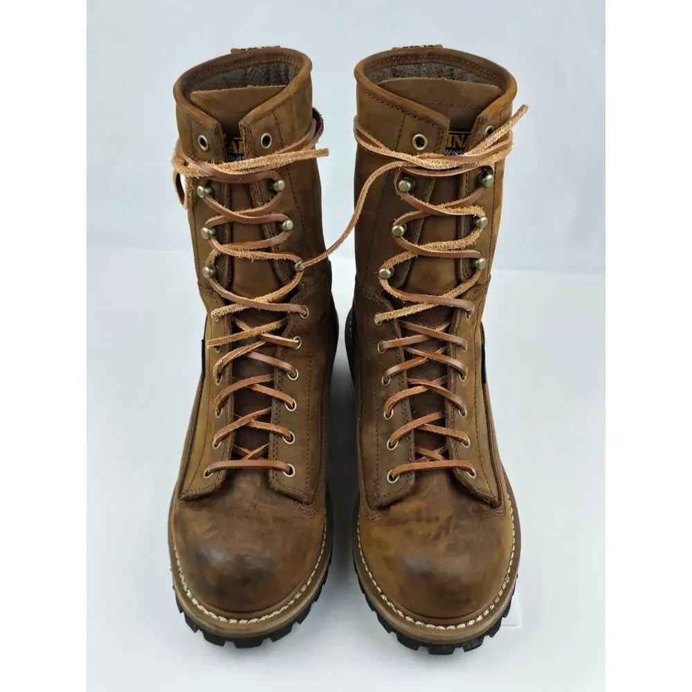 Carolina Logger Boots CA8824 Spruce Soft Toe Waterproof Size 11 D
